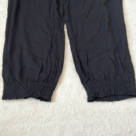NWOT CHASER Black Elastic Waist Band and Cinched ankle Pants - Picture 3 of 8